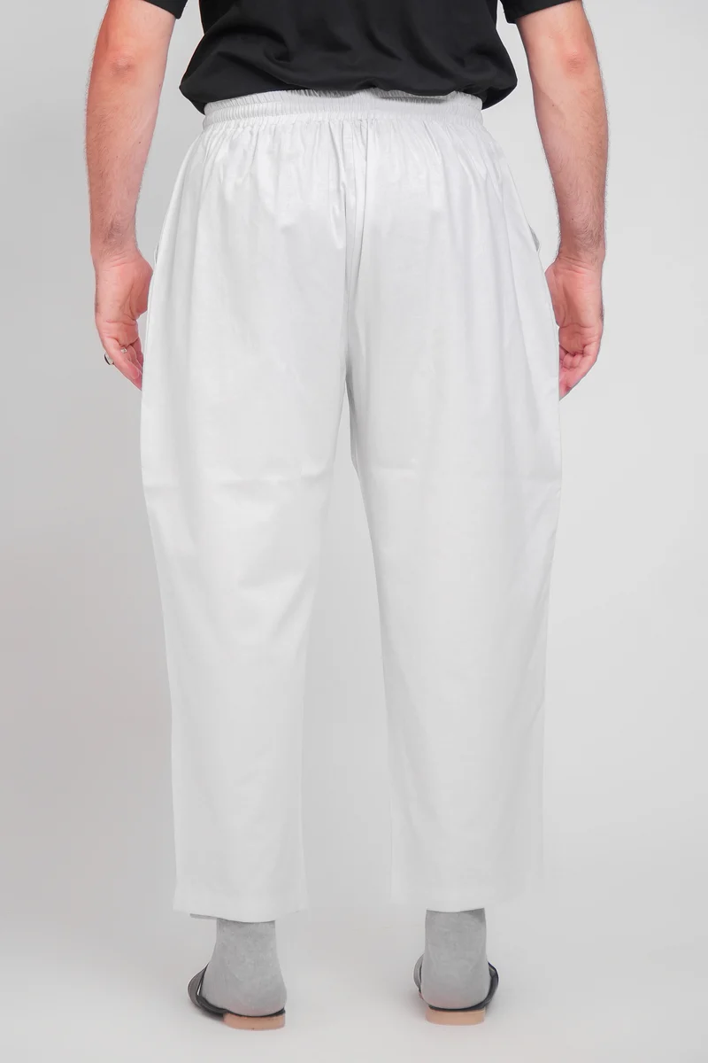 Hose Classic Rayan LEINEN - Creme