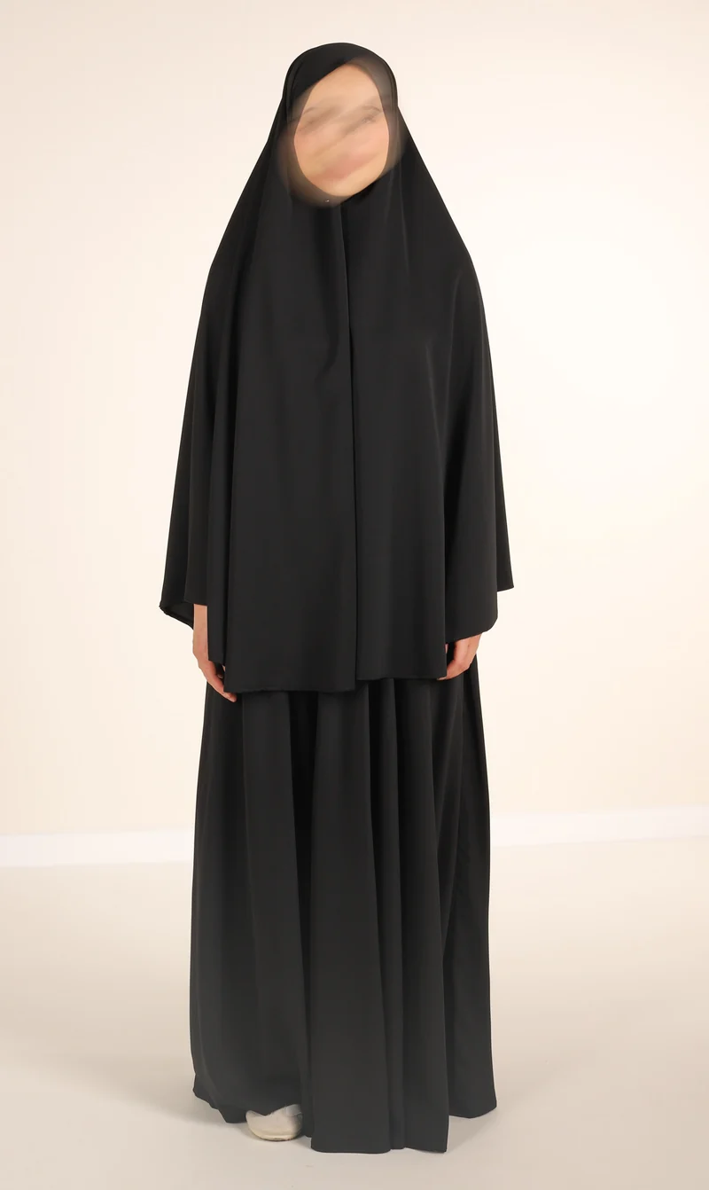 Anisah Hip Khimar Schwarz