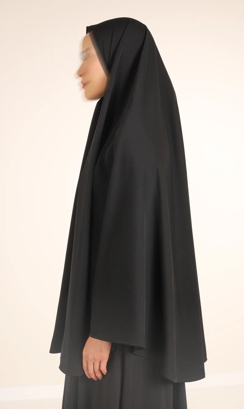 Anisah Hip Khimar Schwarz