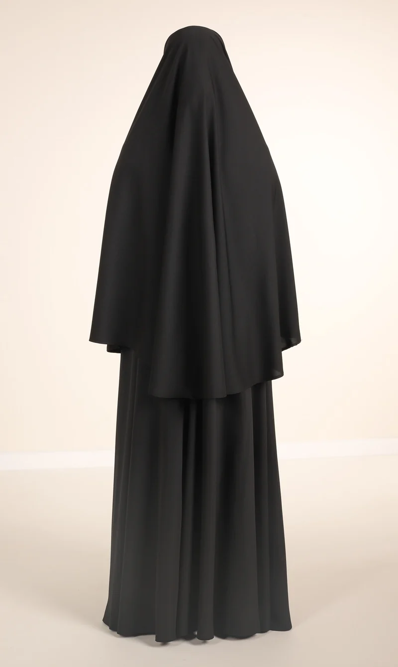 Anisah Hip Khimar Schwarz