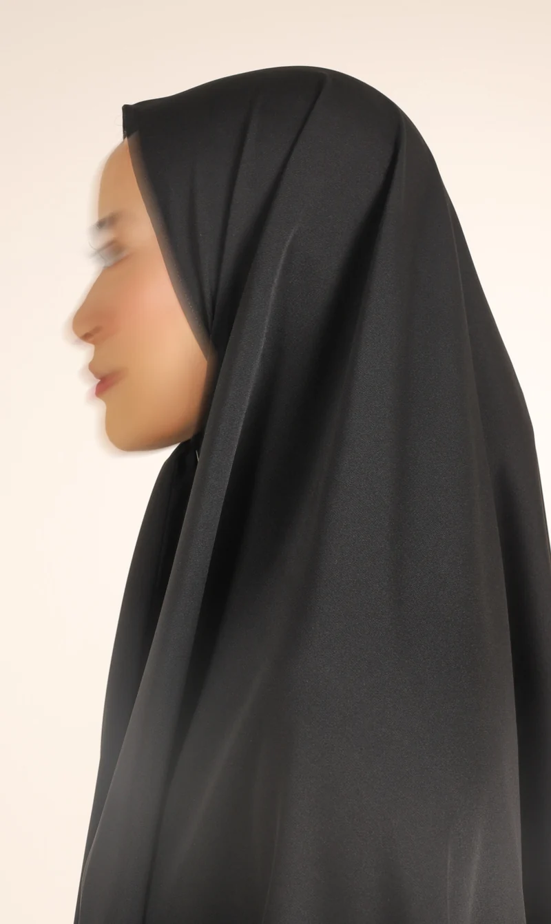 Anisah Hip Khimar Schwarz