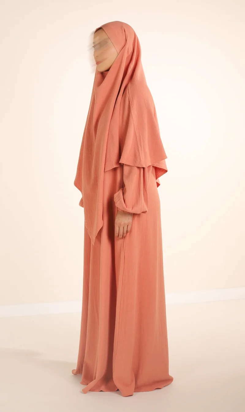 Natürliche Nila Abaya - Mokka