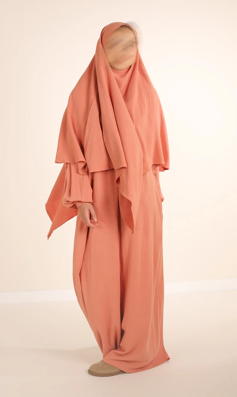 Natürliche Nila Abaya - Mokka