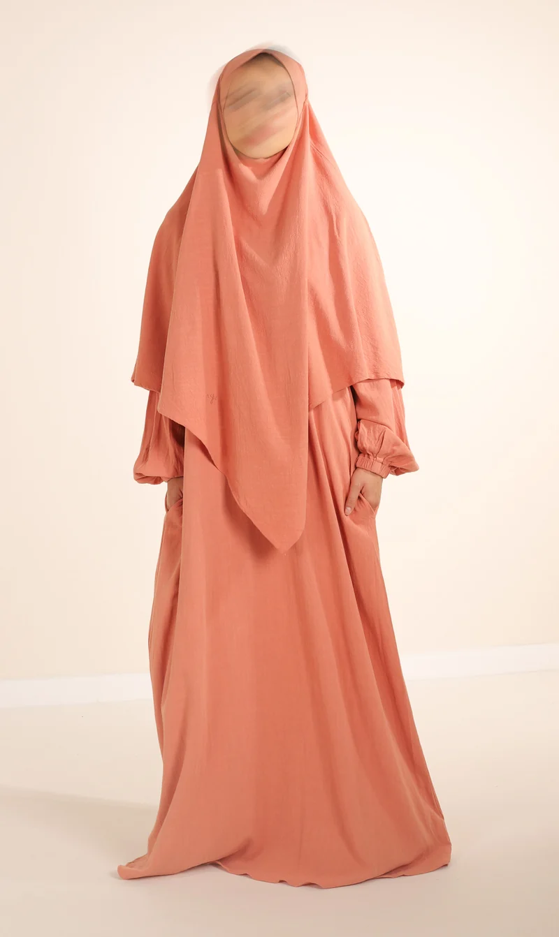 Natürliche Nila Abaya - Mokka