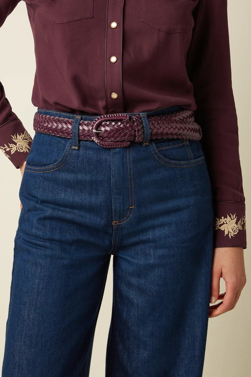 Wide Braid Belt