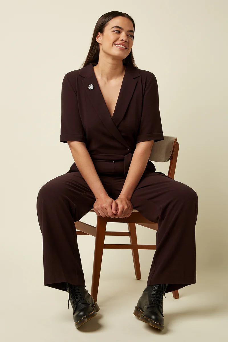 Doris Jumpsuit Woven Crepe
