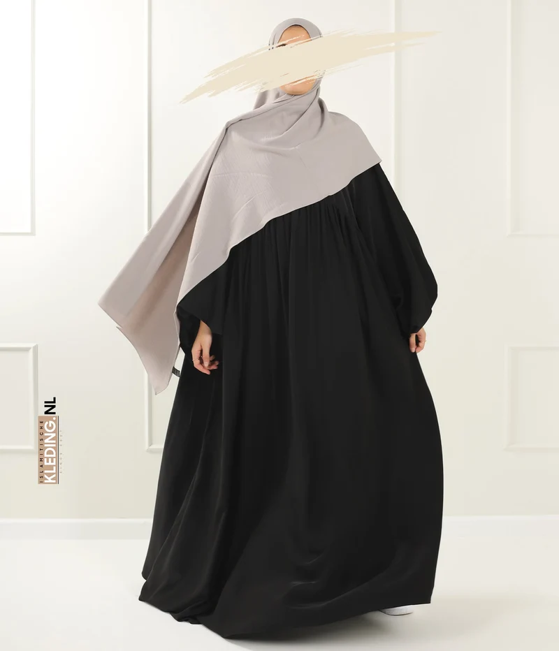Jilbab Soumaya Ballonhülle - Schwarz