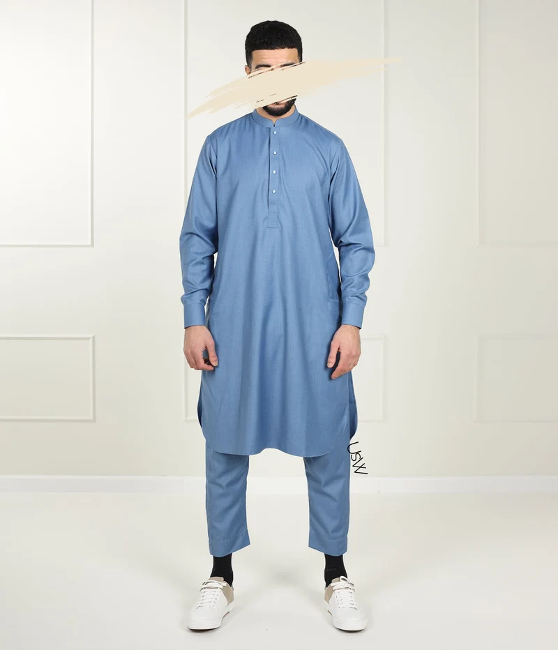 Sarwal Kameez Chino / Himmelblau