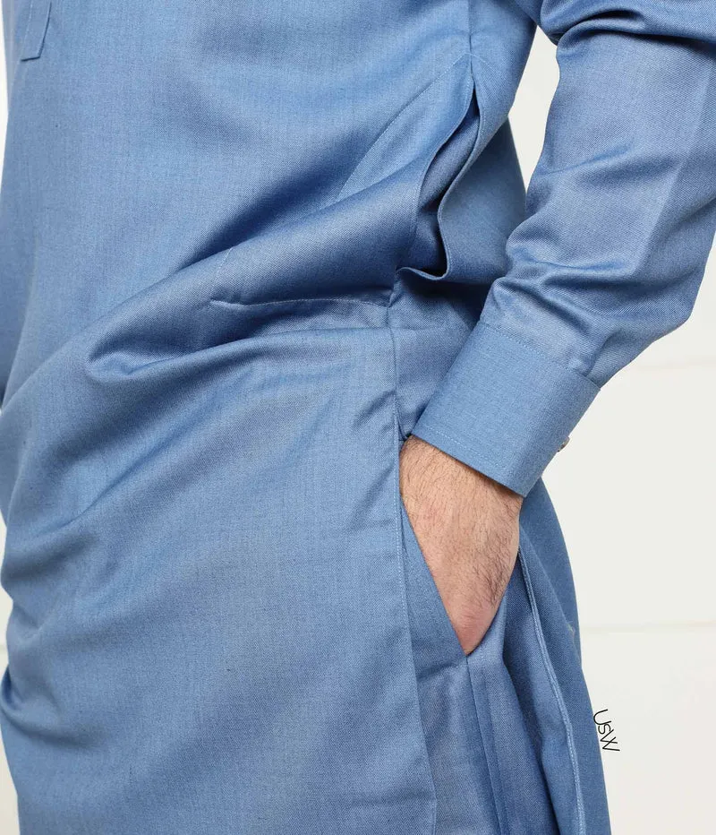 Sarwal Kameez Chino / Himmelblau