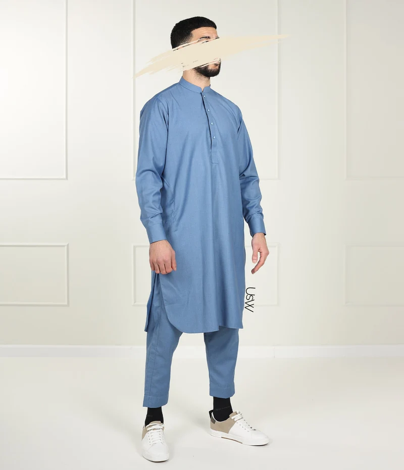 Sarwal Kameez Chino / Himmelblau