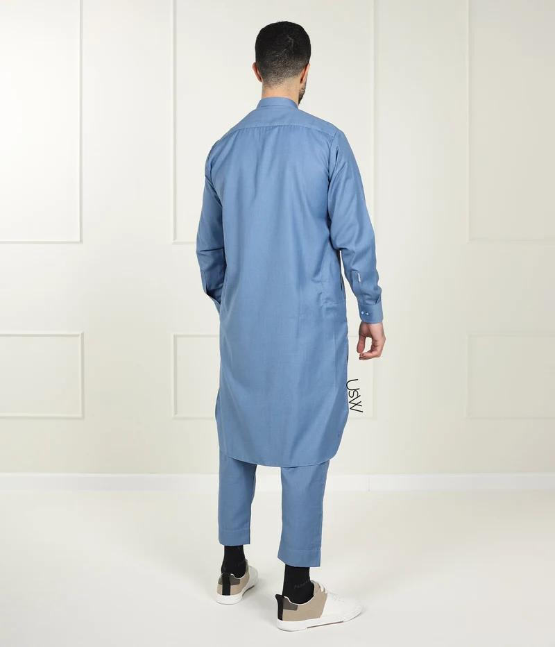 Sarwal Kameez Chino / Himmelblau