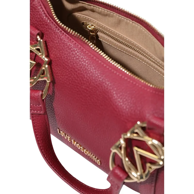 Love Moschino Damen-Schultertasche, lila Polyurethan, B 27 cm