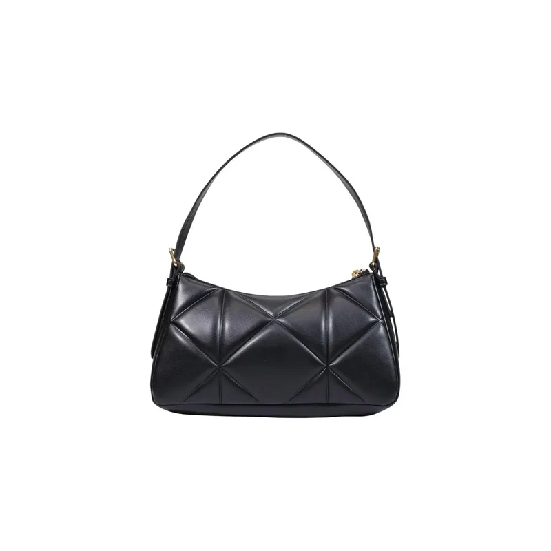 Love Moschino Schwarze Damenhandtasche aus Polyurethan, B 8 x H 17 x L 8 cm