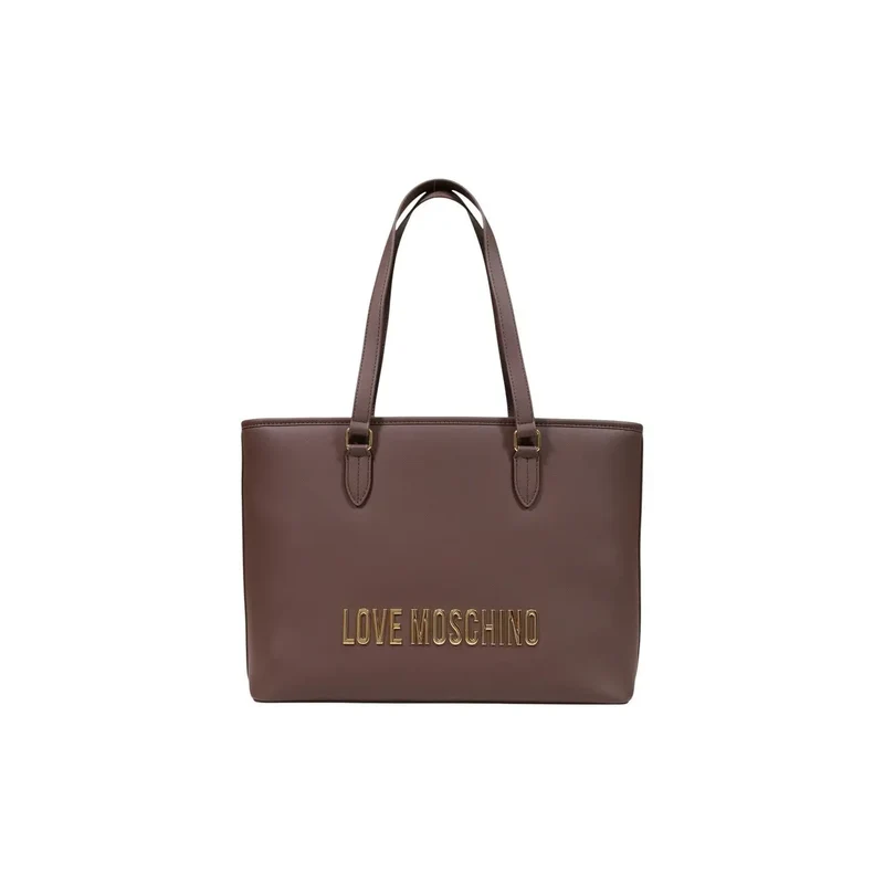 Love Moschino Damenhandtasche, braun, Polyurethan, B 13 H 28 L 13 cm