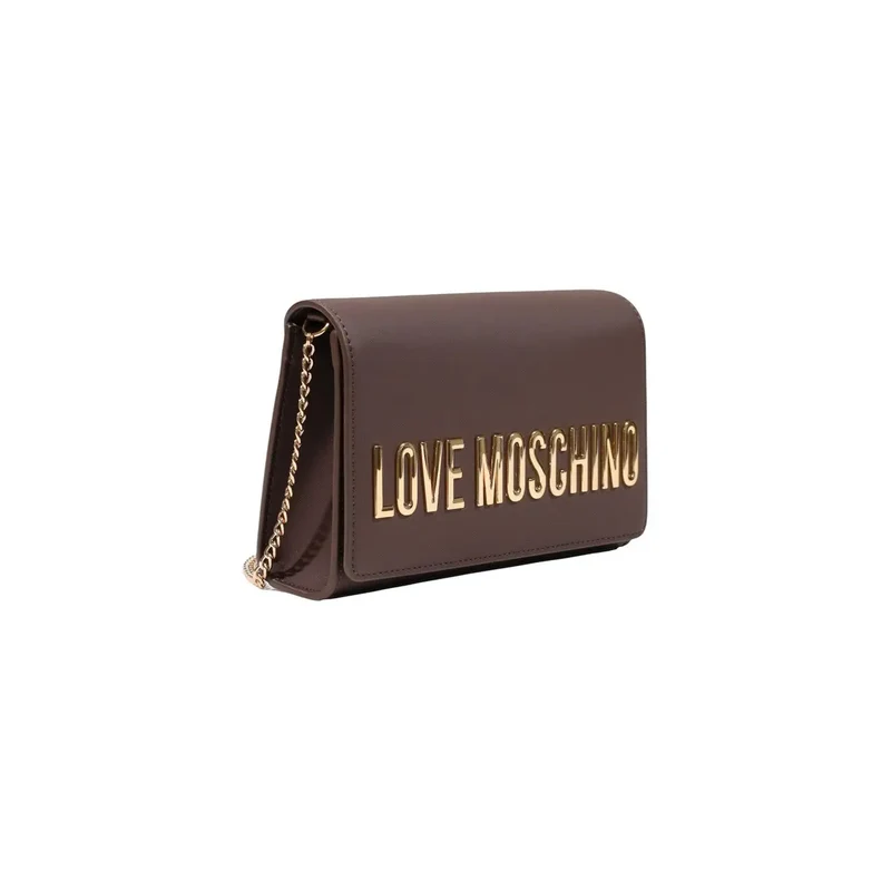 Love Moschino Damenhandtasche, braun, Polyurethan, 5 x 13 x 5 cm