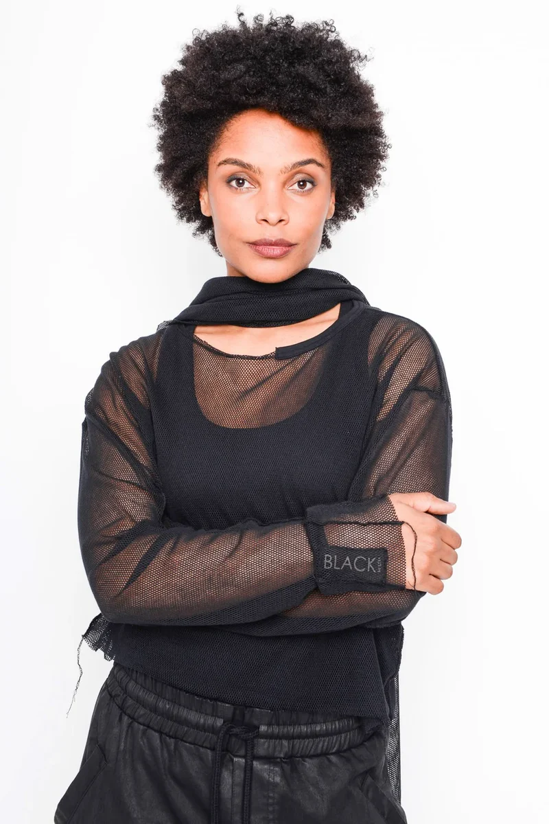 Black by K&M Tüllshirt