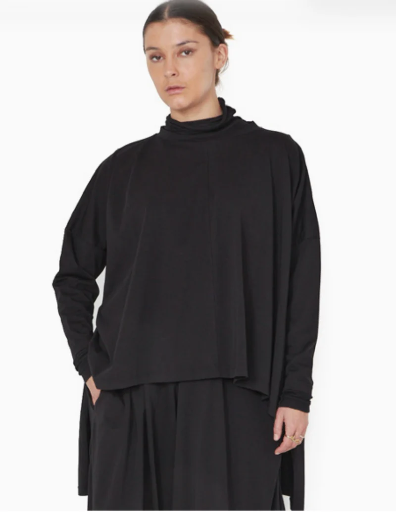 Sort Aarhus Oversizeshirt