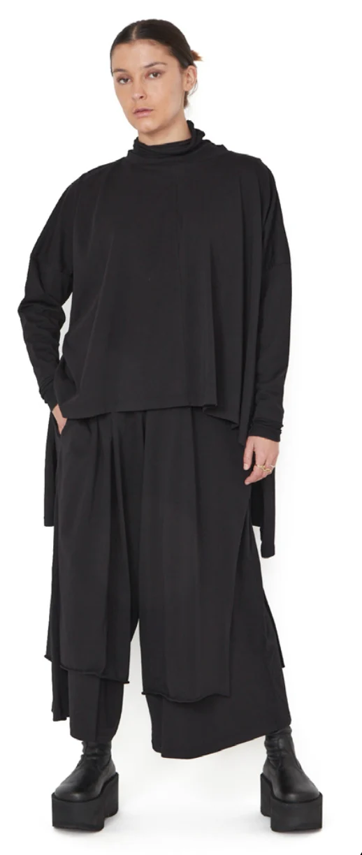 Sort Aarhus Oversizeshirt