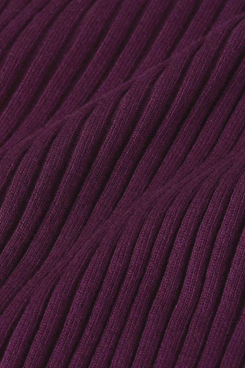 Button V Spencer Match Knit