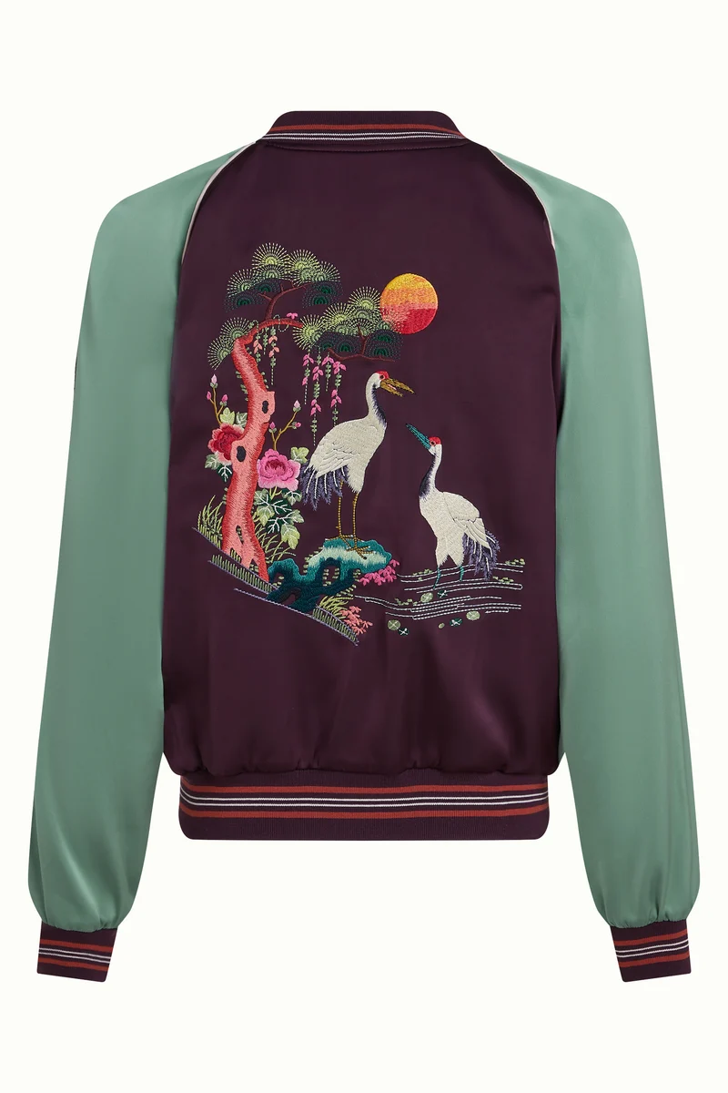 Bomber Jacket Dusk Satin