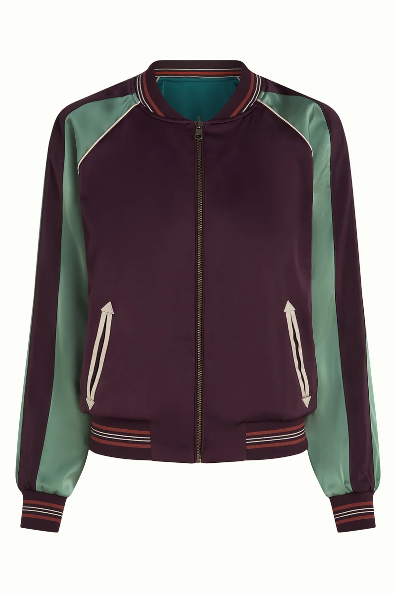 Bomber Jacket Dusk Satin
