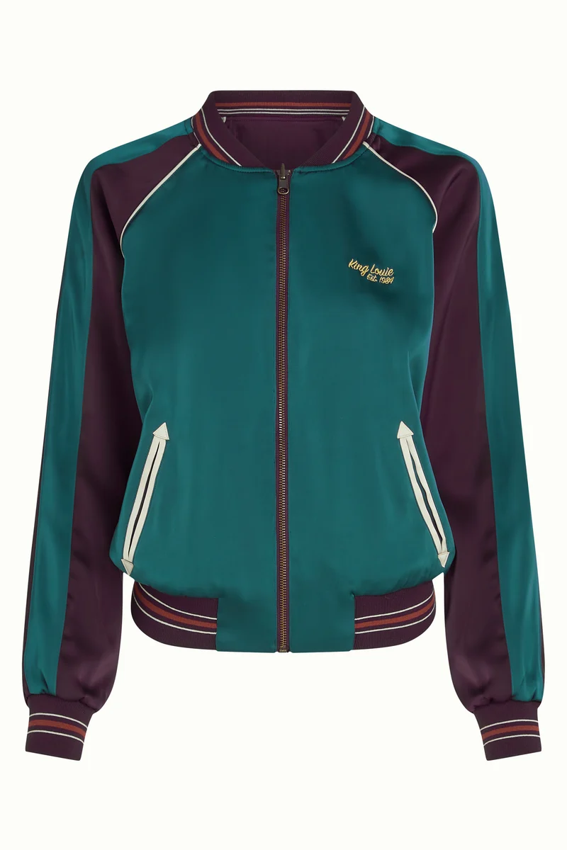 Bomber Jacket Dusk Satin