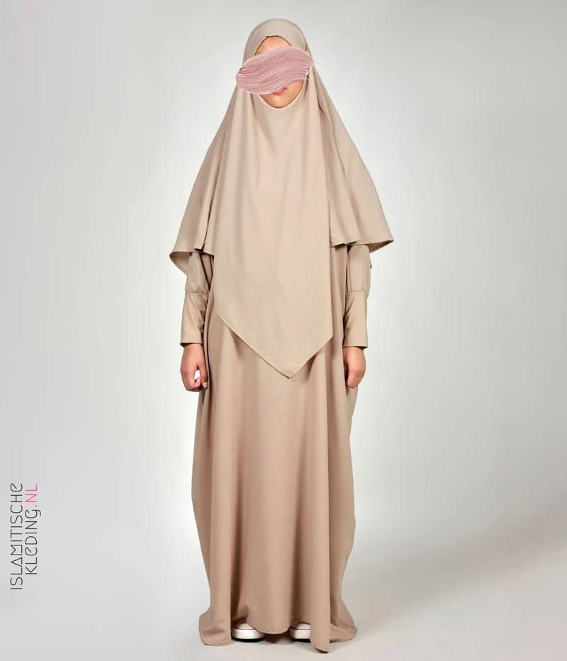 Dreieck Khimar - Helles Taupe