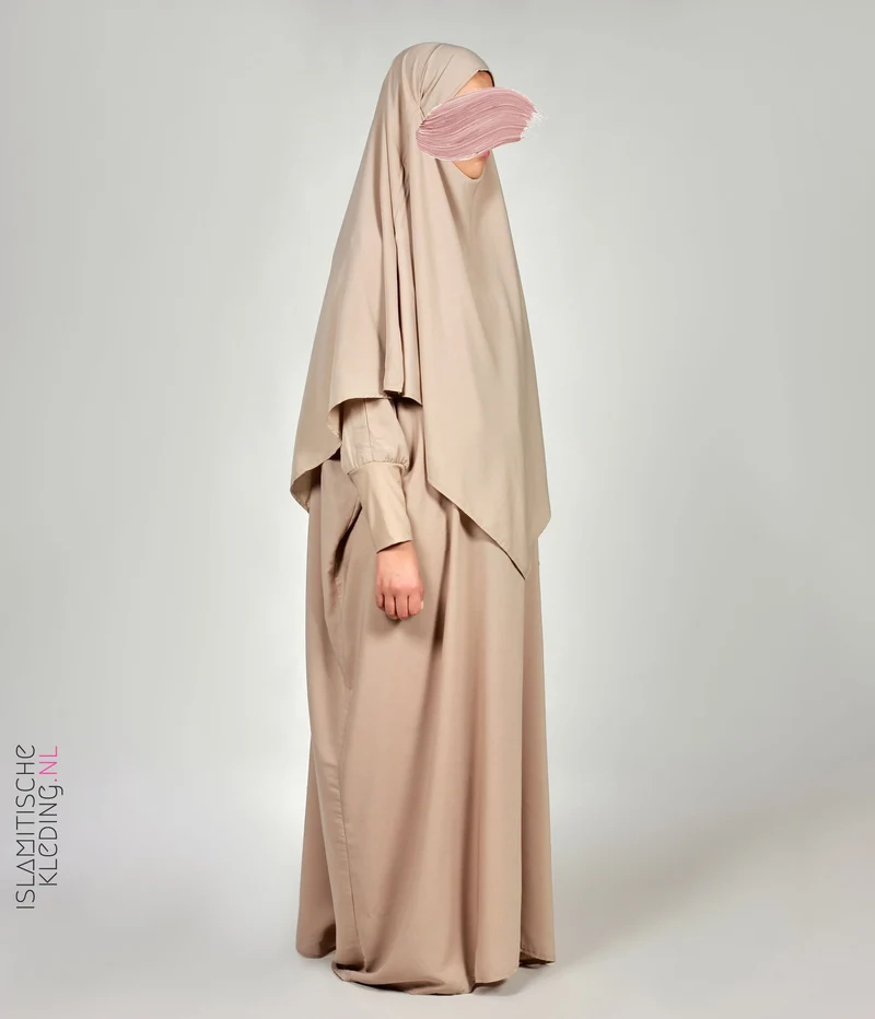 Dreieck Khimar - Helles Taupe