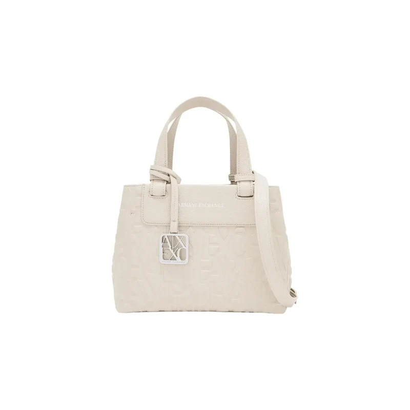 Armani Exchange Damenhandtasche Beige Polyester 24x17x13cm