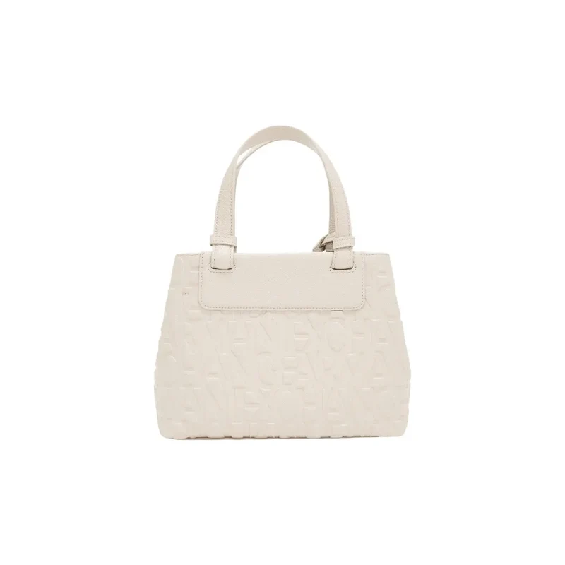 Armani Exchange Damenhandtasche Beige Polyester 24x17x13cm