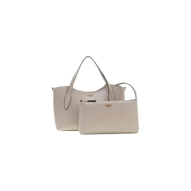 Guess Schwarze Damen-Tragetasche aus Kunstleder, 35 x 25 x 12 cm