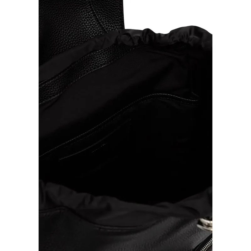Calvin Klein Schwarzer Damen-Rucksack aus Polyurethan, 28 cm