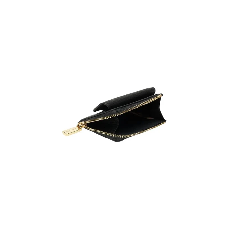 Coccinelle Schwarze Damen-Ledertasche mit Reißverschlusstaschen, B 10 x H 8,5