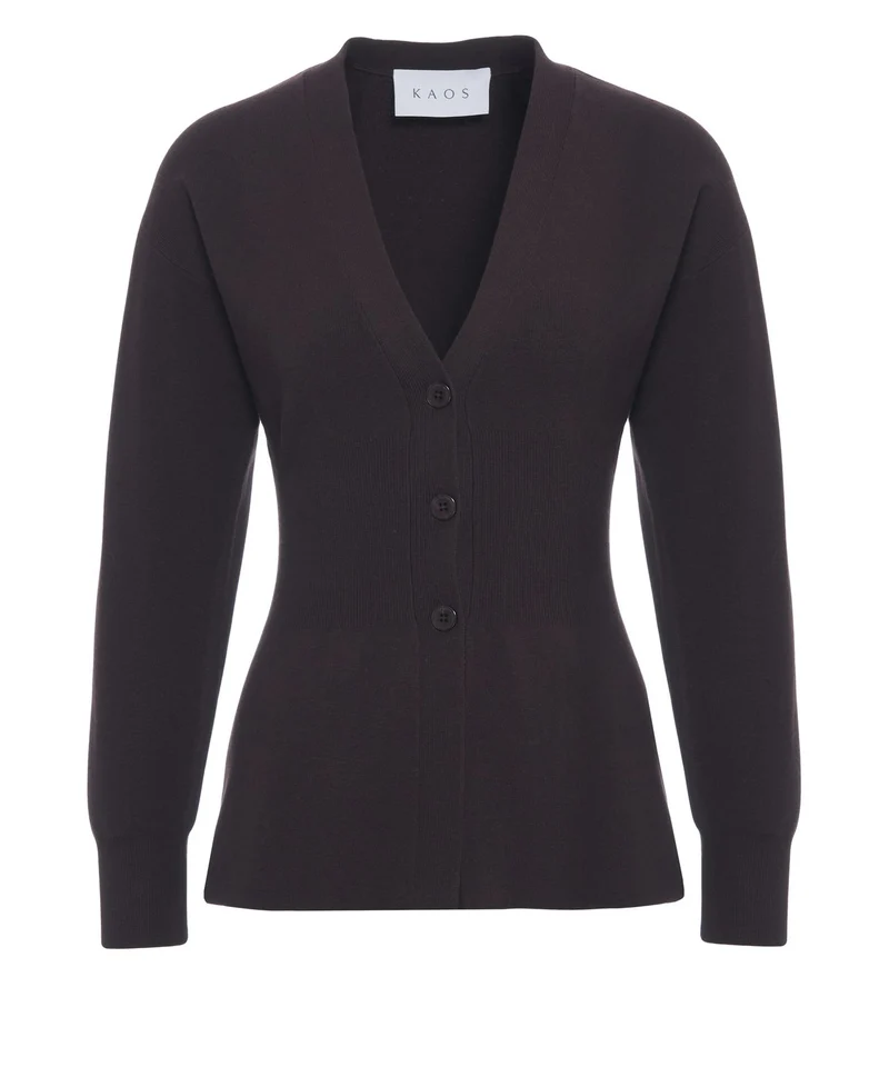 Cardigan von scollo a V