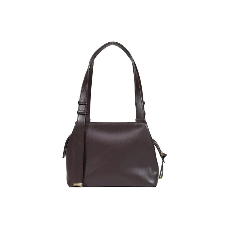 Armani Exchange Damen-Tasche aus braunem Polyester, 31 x 25 x 10 cm