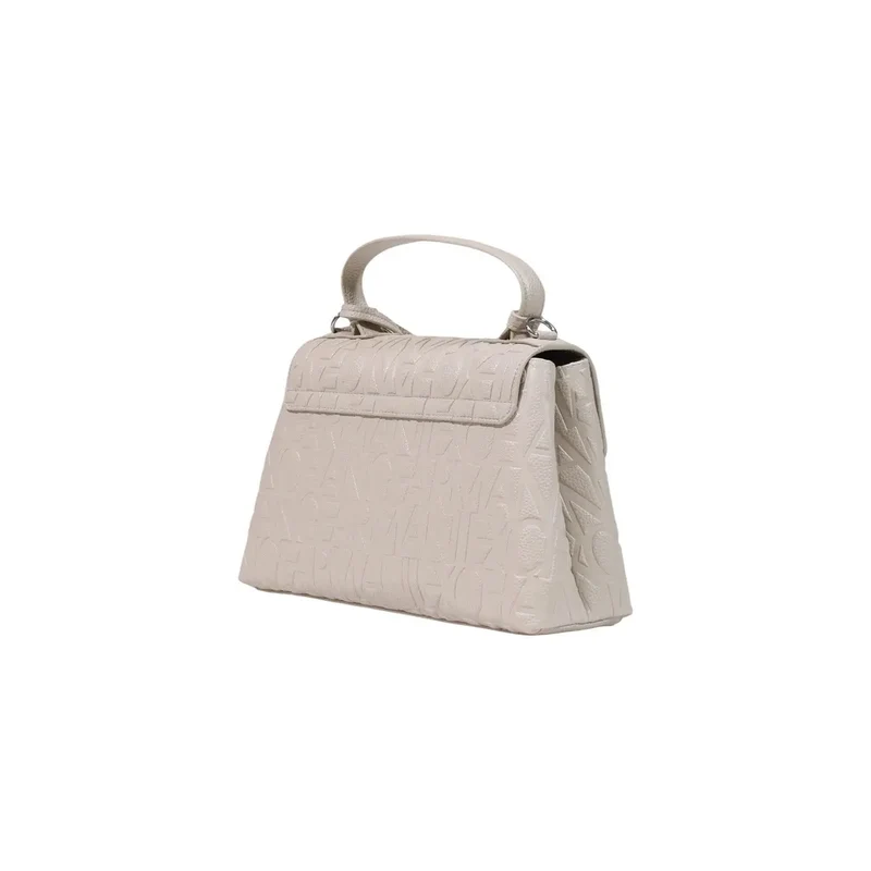 Armani Exchange Damen-Schultertasche, beige, Polyester, 30 cm