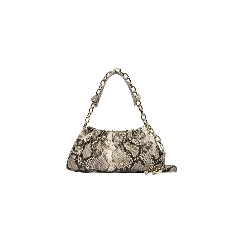 Valentino Damenhandtasche, grau, Synthetik, B 31 x H 14 cm