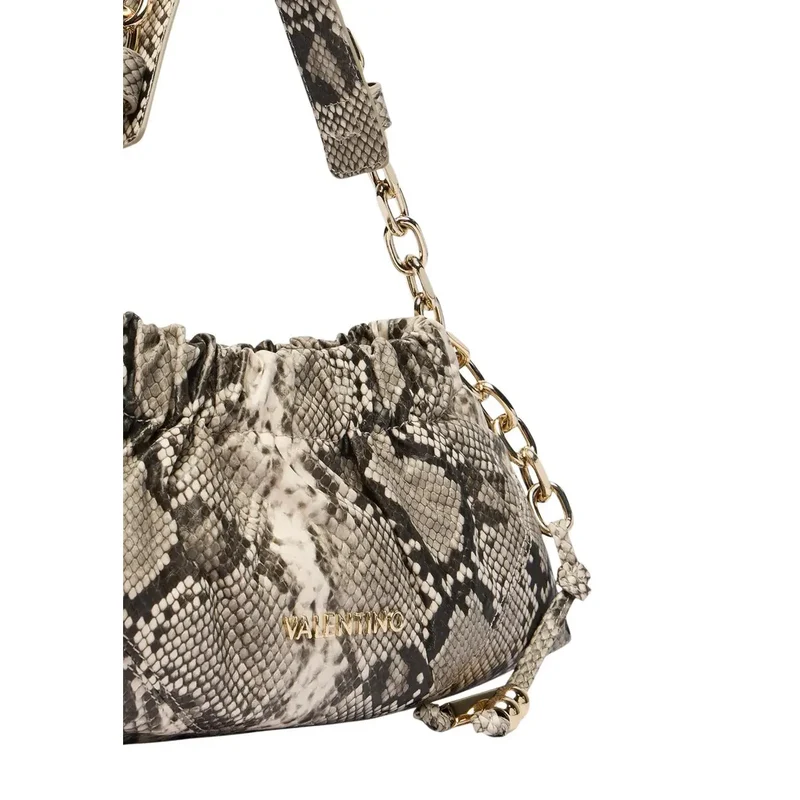 Valentino Damenhandtasche, grau, Synthetik, B 31 x H 14 cm