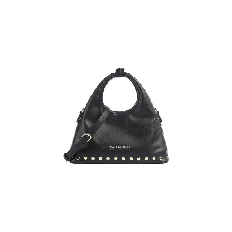 Valentino Damenhandtasche, schwarz, Synthetik, B 16 x H 30 cm
