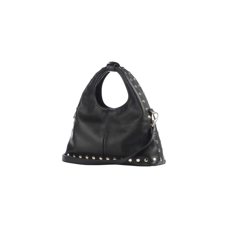Valentino Damenhandtasche, schwarz, Synthetik, B 16 x H 30 cm