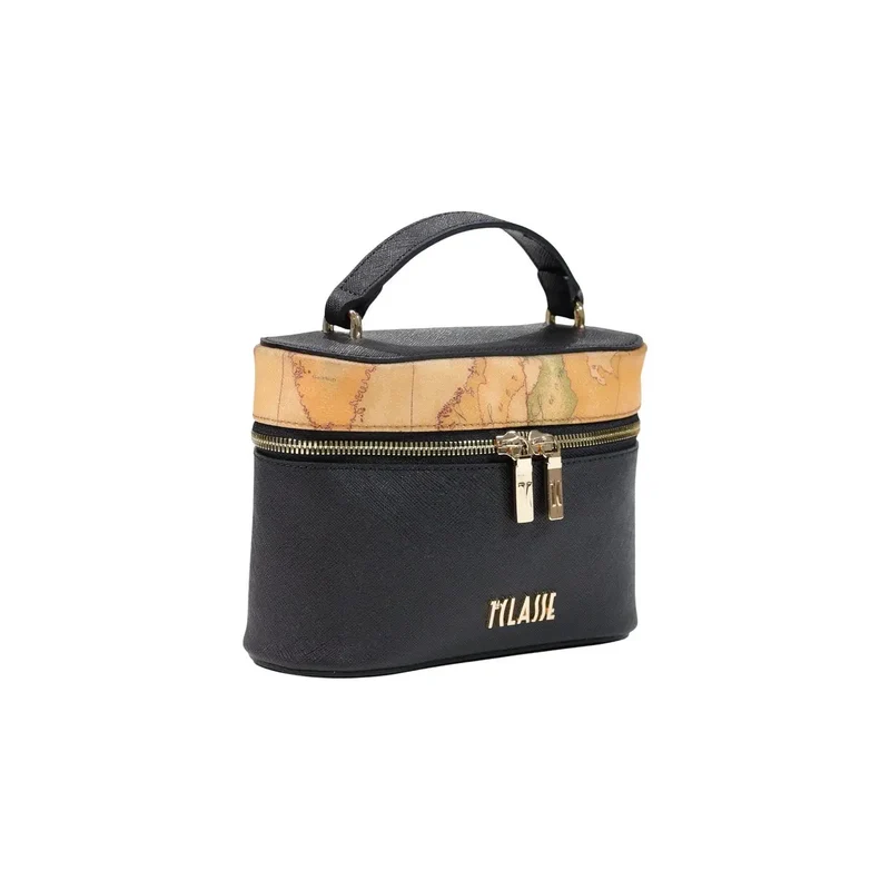 Alviero Martini Damenhandtasche, schwarz, PVC, 20 cm