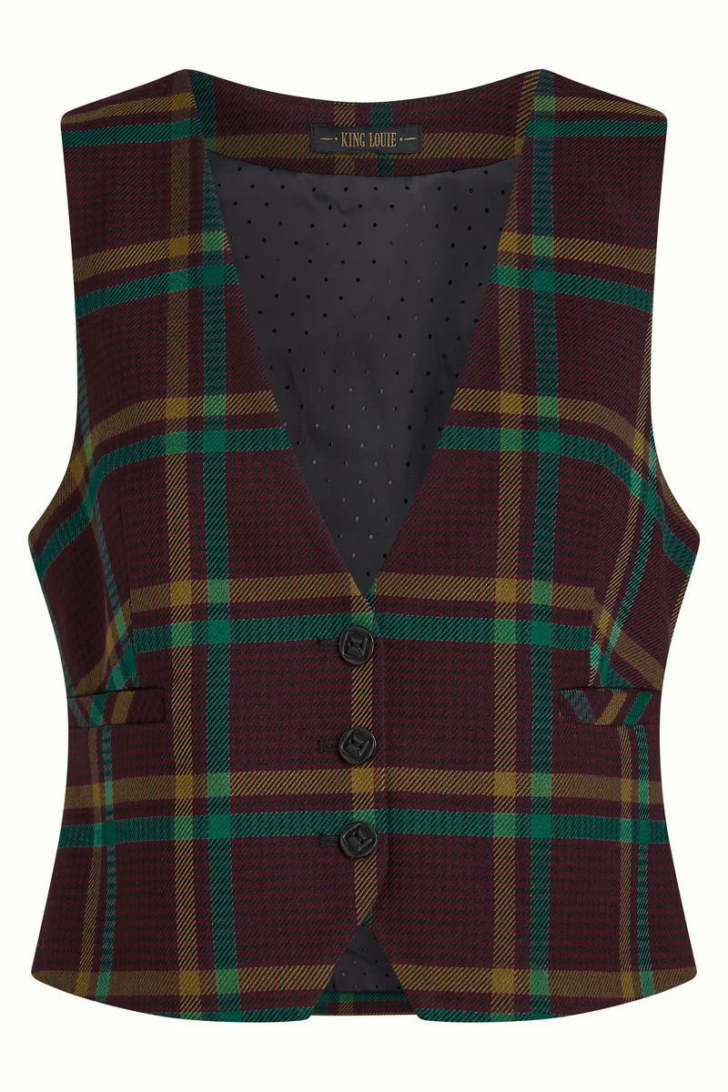 Cissy Gilet Vera Check