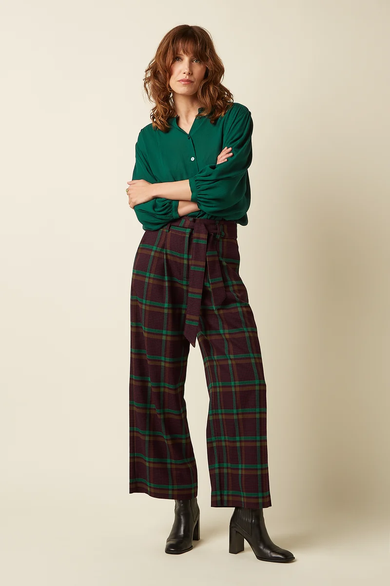 Ava Pants Vera Check