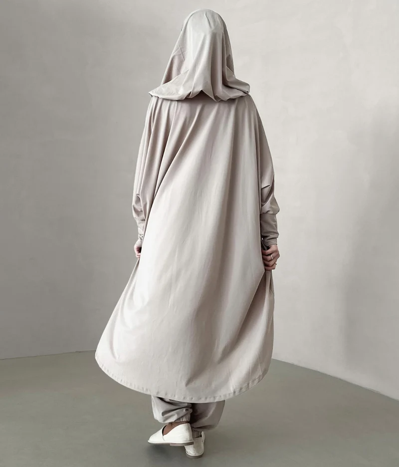 3-Lagen Burkini Oversize - Creme