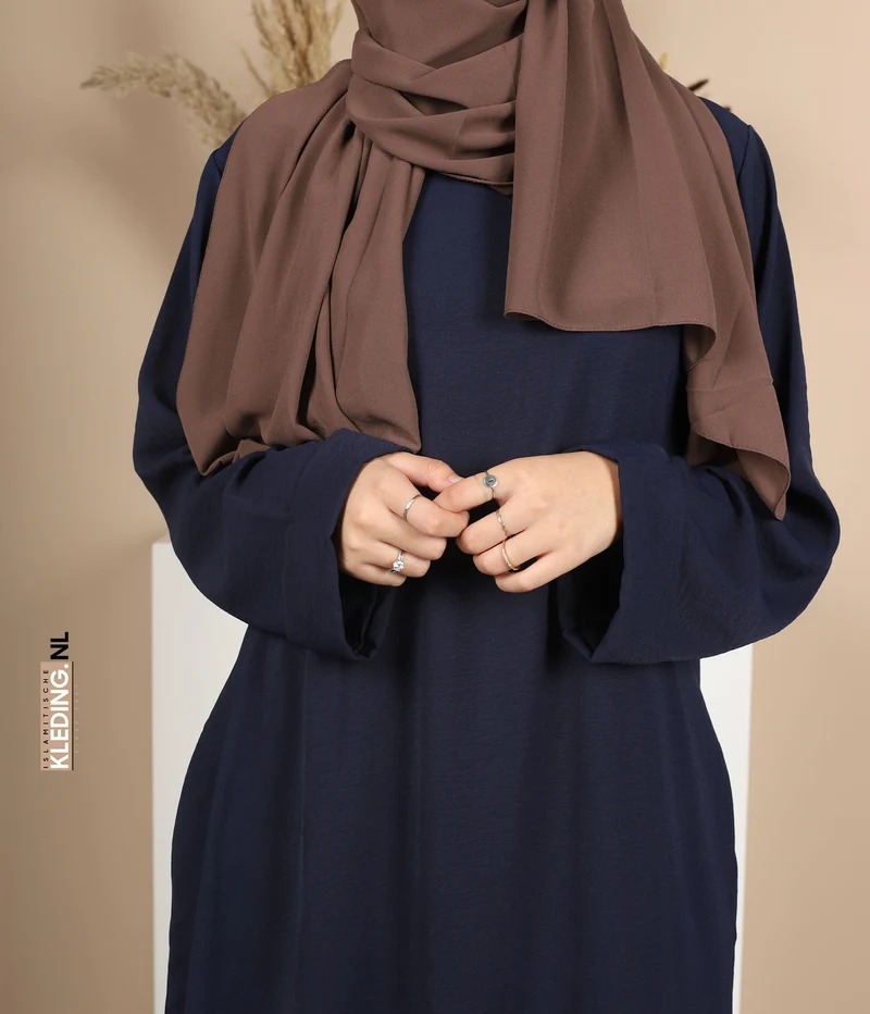 Noora Kimono Abaya – Marineblau