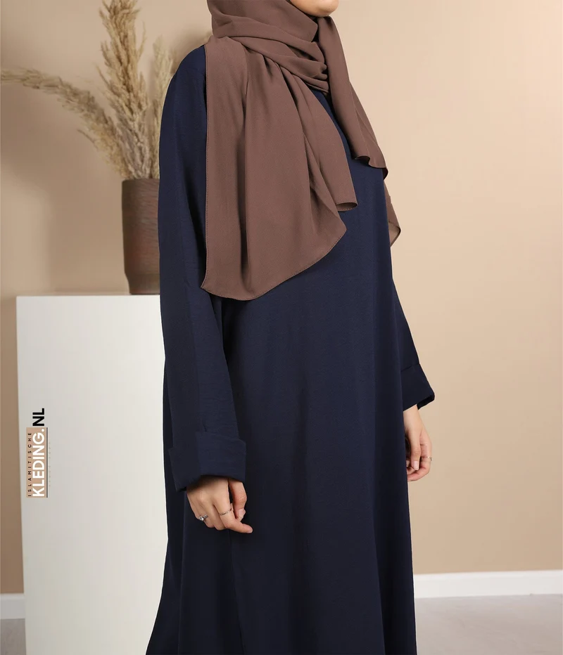 Noora Kimono Abaya – Marineblau