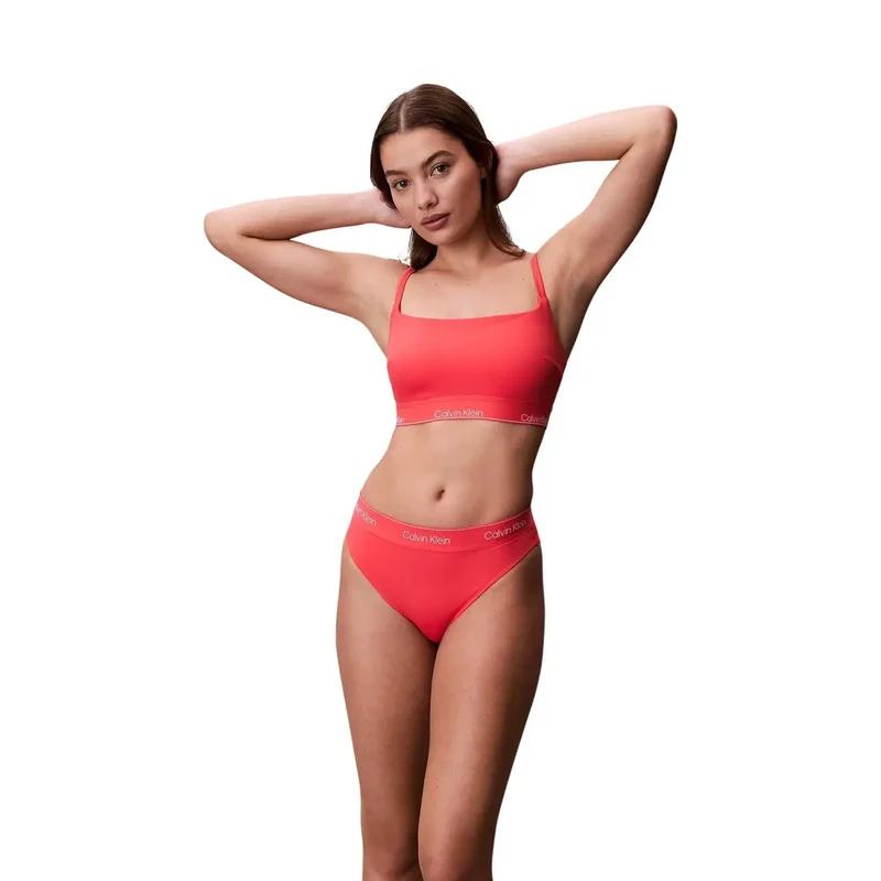 Calvin Klein Jeans Orangefarbenes Bralette-Strandaccessoire für Damen