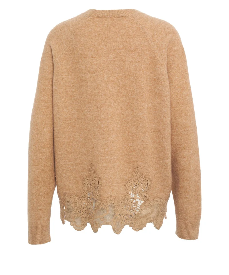 Maglia con dettagli in pizzo