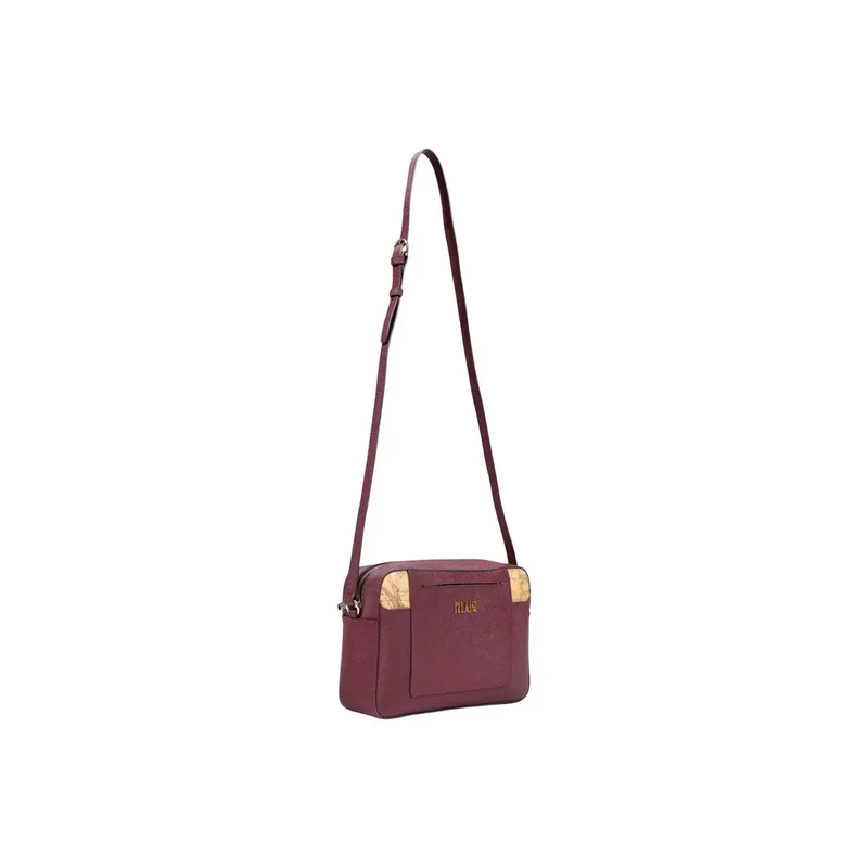 Alviero Martini Damen-Schultertasche Bordeaux 27 cm