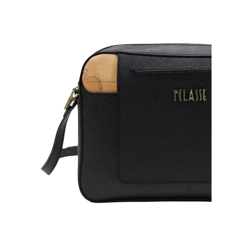 Alviero Martini Prima Classe Damen Umhängetasche Schwarz B27 cm